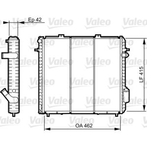 Motorkühler VALEO 730502