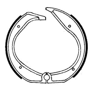 Jeu de mâchoires de frein FERODO FSB701