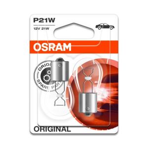 Ampoule secondaire OSRAM P21W Standard 12V/21W, 2 pièce