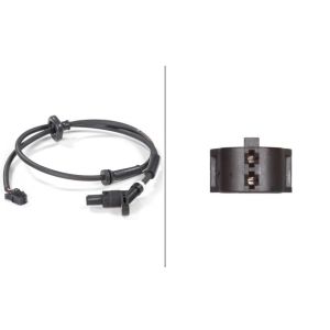 Sensor do ABS traseiro, direito HELLA 6PU 010 039-381