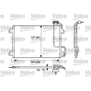 Kondensator, Klimaanlage VALEO 817509