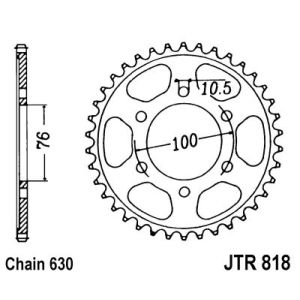 Tandwiel achter JT JTR818,40