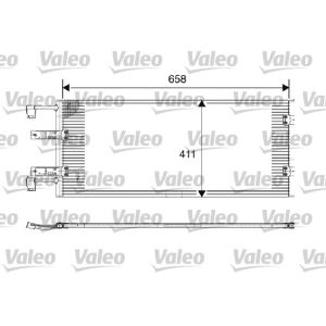 Condensatore, impianto di climatizzazione VALEO 817645