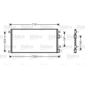 A/C-kondensor VALEO 818037