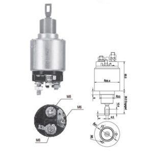 Interruptor solenoide, motor de arranque MAGNETI MARELLI 940113050558