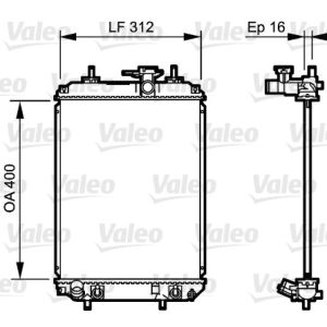 Arrefecedor do motor VALEO 735259