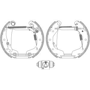 Jeu de mâchoires de frein Shoe Kit Pro TEXTAR 84044902