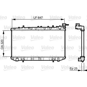 Raffreddatore motore VALEO 731665
