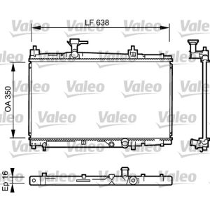 Motorkühler VALEO 734842