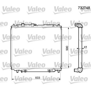 Motorkühler VALEO 732748