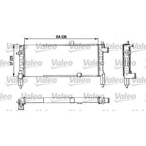 Motorkühler VALEO 883920