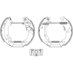 Bremsbackensatz TEXTAR 84049200