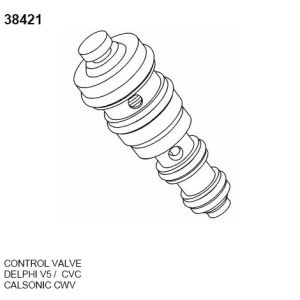 Válvula de controlo, compressor NRF 38421