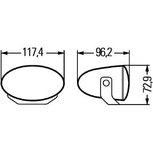 Kaukovalo HELLA 1FA 008 283-011