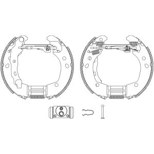 Bremsbackensatz TEXTAR 84062600