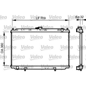 Arrefecedor do motor VALEO 732529