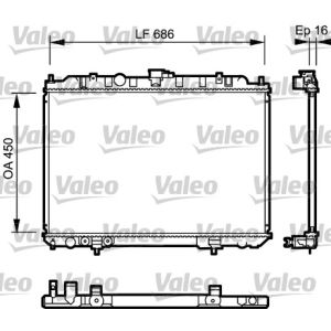 Radiateur moteur VALEO 735064