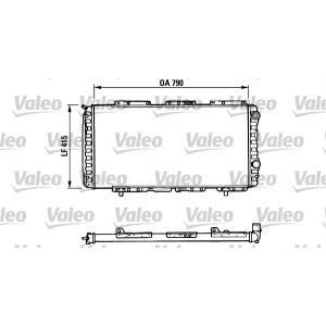 Radiateur moteur VALEO 730997