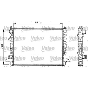 Raffreddatore motore VALEO 731008