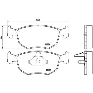 Levyjarrun jarrupalasarja BREMBO P 24 069