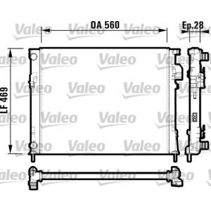 Motorkühler VALEO 732846
