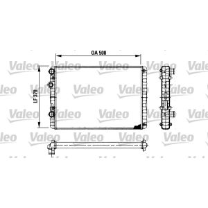 Arrefecedor do motor VALEO 730954