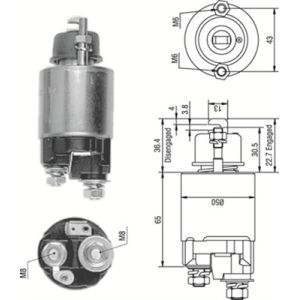 Interruttore solenoide, avviamento MAGNETI MARELLI 940113050230