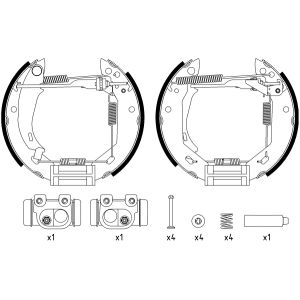 Jeu de mâchoires de frein Shoe Kit Pro TEXTAR 84031804