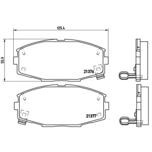 Levyjarrun jarrupalasarja BREMBO P 83 020