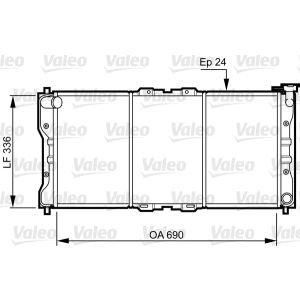Arrefecedor do motor VALEO 731073