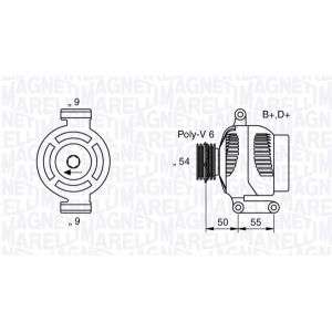 Dynamo, Generator MAGNETI MARELLI 063358061010