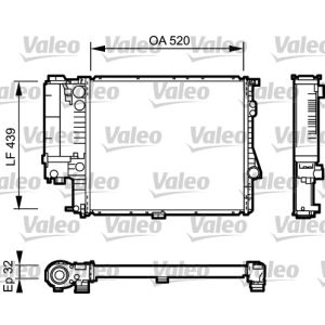 Radiateur moteur VALEO 734301