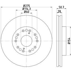 Disco freno TEXTAR 92226500 anteriore, ventilato, 1 pezzo