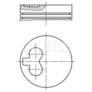 Kolben MAHLE 039 96 01