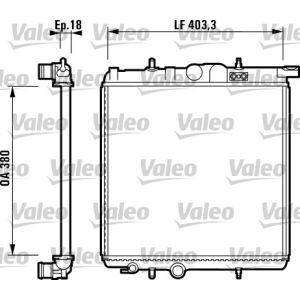 Motorkühler VALEO 732885