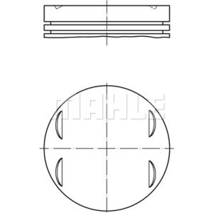 Kolben MAHLE 083 13 00