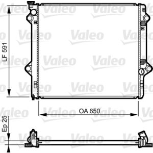 Raffreddatore motore VALEO 735568