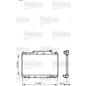 Motorkühler VALEO 734702