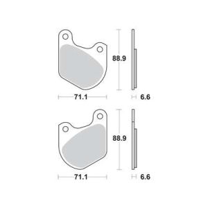 Bremsbelagsatz TRW MCB518