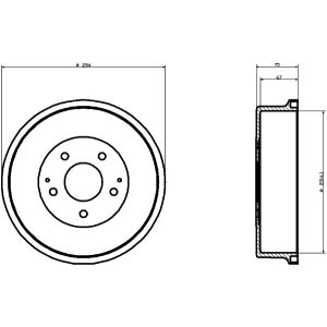 Bremstrommel TEXTAR 94023400