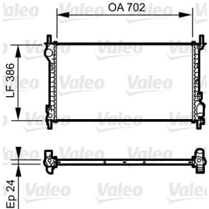 Arrefecedor do motor VALEO 735167