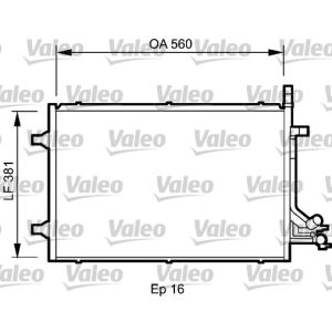 Condenseur (climatisation) VALEO 818194