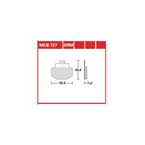 Bremsbelagsatz TRW MCB727