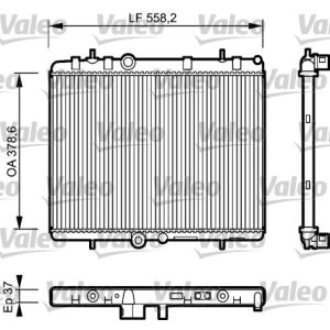 Motorkühler VALEO 734463