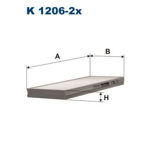 Innenraumfilter FILTRON K 1206-2x