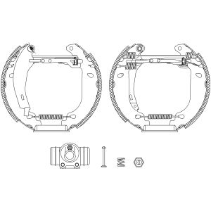 Jeu de mâchoires de frein Shoe Kit Pro TEXTAR 84037409