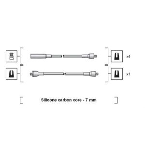 Set di cavi d'accensione MAGNETI MARELLI 941318111018