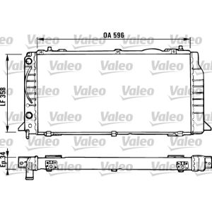 Arrefecedor do motor VALEO 731422