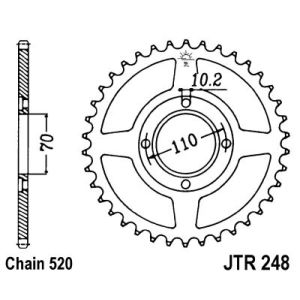 Pignone posteriore JTR 248,45