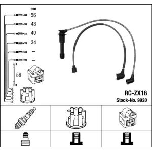 Juego de cables de encendido NGK 9920